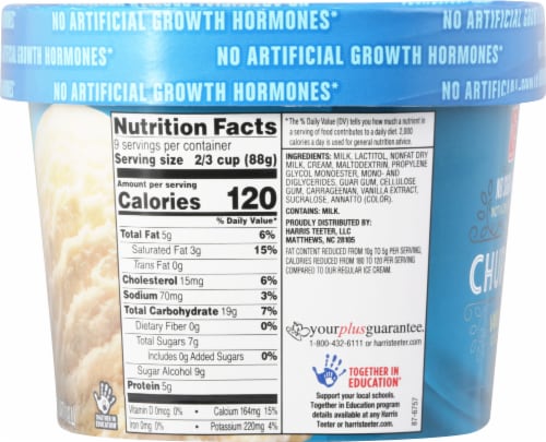 Harris Teeter™ Churned Vanilla Ice Cream Perspective: left