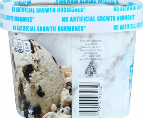 Harris Teeter™ Low Fat Cookies & Cream Frozen Yogurt Perspective: left