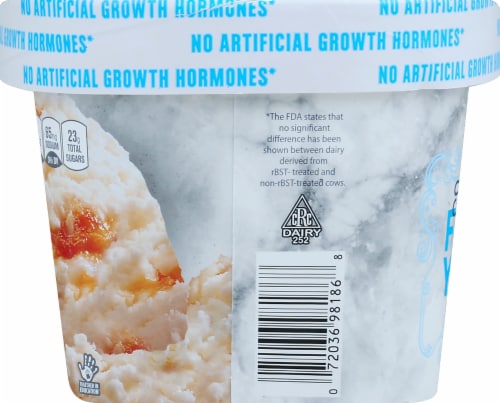 Harris Teeter™ Fat Free Peach Frozen Yogurt Perspective: left