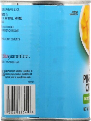 Harris Teeter™  Canned Pineapple Chunks in Juice Perspective: left