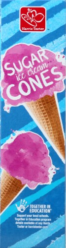 Harris Teeter™ Sugar Ice Cream Cones Perspective: left