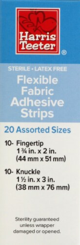 Harris Teeter® Latex Free Flexible Fabric Adhesive Strips Perspective: left