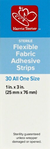 Harris Teeter™ Flexible Fabric Adhesive Strips Perspective: left