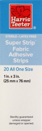 Harris Teeter® Super Strip™ Latex Free Fabric Adhesive Strips Perspective: left