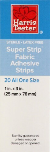 Harris Teeter® Plastic One Size Adhesive Strips, 60 ct - Harris Teeter