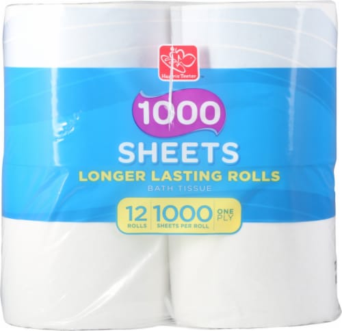 Harris Teeter™ Longer Lasting Rolls Toilet Paper Perspective: left