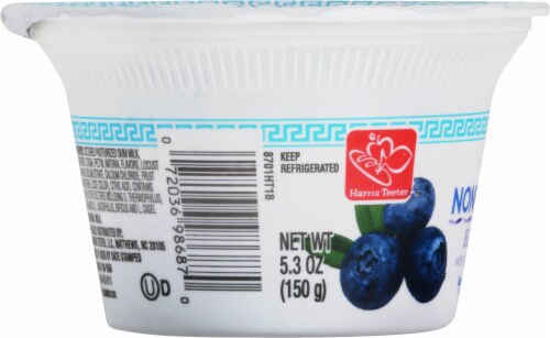 Harris Teeter™ Blueberry Greek Nonfat Yogurt Perspective: left