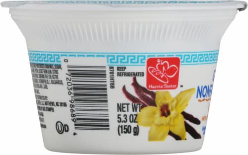 Harris Teeter™ Vanilla Greek Nonfat Yogurt Perspective: left