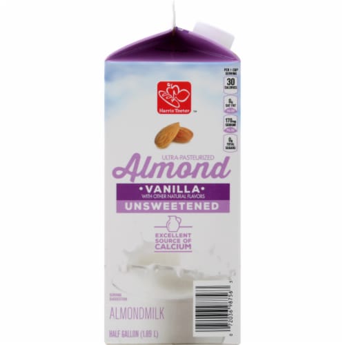 Harris Teeter™ Unsweet Vanilla Almondmilk Perspective: left