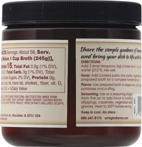 Orrington Farms® Chicken Broth Base & Seasoning Perspective: left