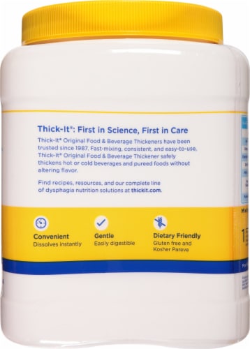 Thick-It Original Food & Beverage Thickener Perspective: left