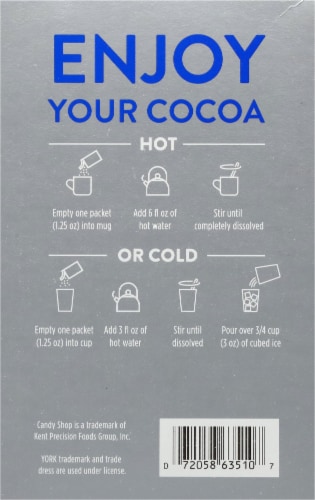 Candy Shop Cocoa York Peppermint Pattie Dark Chocolate Cocoa Mix Perspective: left