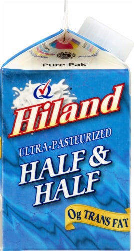 Hiland Ultra-Pasteurized Half & Half Perspective: left
