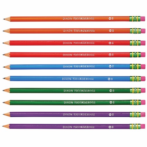 Ticonderoga® Pre-Sharpened Wood-Cased Pencils - Assorted Perspective: left