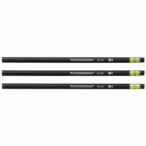 Ticonderoga® Black #2 Pencils Perspective: left
