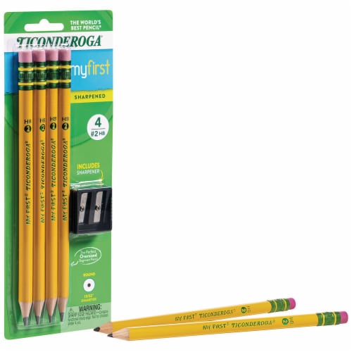 Ticonderoga® My First® #2 Pencils with Sharpener Perspective: left