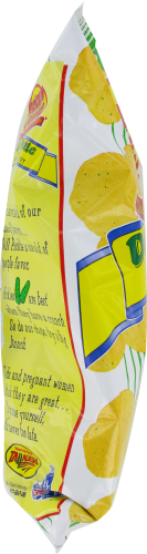 Golden Flake Dill Pickle Potato Chips Perspective: left