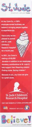 Joy® OREO® Pieces Sugar Cone Perspective: left