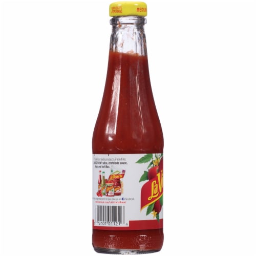 La Victoria Medium Red Taco Sauce Perspective: left