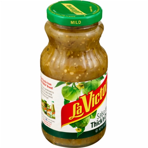 La Victoria® Mild Thick 'n Chunky Salsa Verde Perspective: left