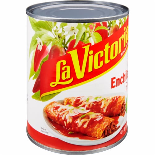La Victoria Mild Red Enchilada Sauce Perspective: left