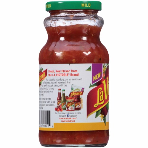 La Victoria Mild Pineapple Salsa Perspective: left