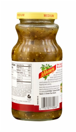 La Victoria® Medium Salsa Verde Fire Roasted Perspective: left