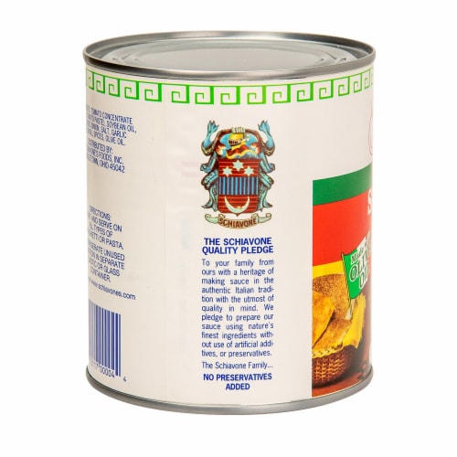 Schiavone's Marinara Spaghetti Sauce Perspective: left