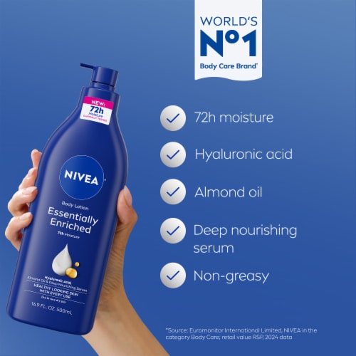 NIVEA Essentially Enriched Body Lotion Perspective: left