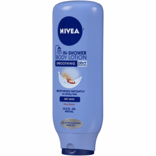 Nivea Smoothing In-Shower Body Lotion with Shea Butter Perspective: left