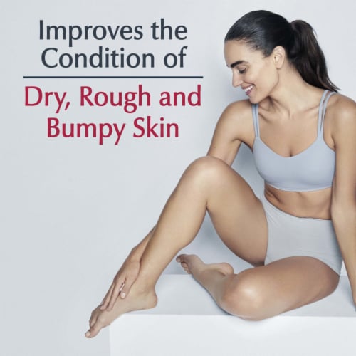 Eucerin Roughness Relief Body Lotion For Extremely Dry, Rough Skin Perspective: left