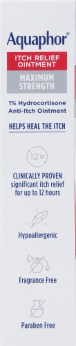 Aquaphor® Maximum Strength Itch Relief Ointment Perspective: left