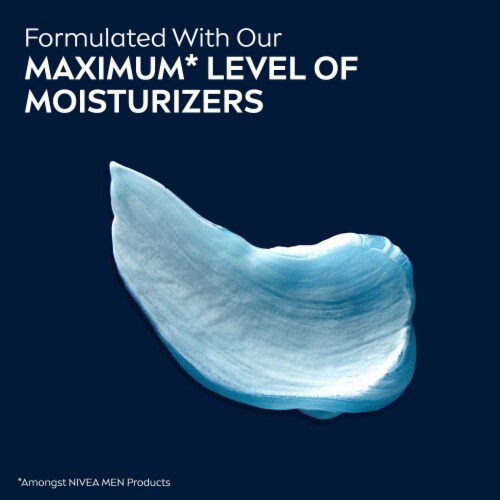 NIVEA MEN Maximum Hydration Shave Gel with Provitamin B5 and Aloe Vera Perspective: left