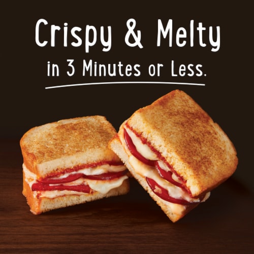 Red Baron Frozen Pizza Pizza Melt Pepperoni Perspective: left
