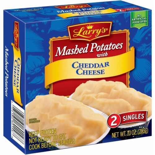 Larry's Cheddar Cheese Mashed Potatoes Perspective: left