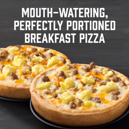 Red Baron Breakfast Scrambles Sausage, Egg & Cheese Frozen Pizza Perspective: left