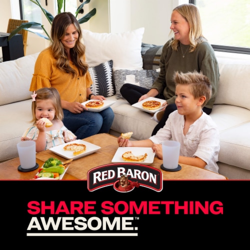 Red Baron® Singles French Bread 3-Meat Frozen Pizzas Perspective: left
