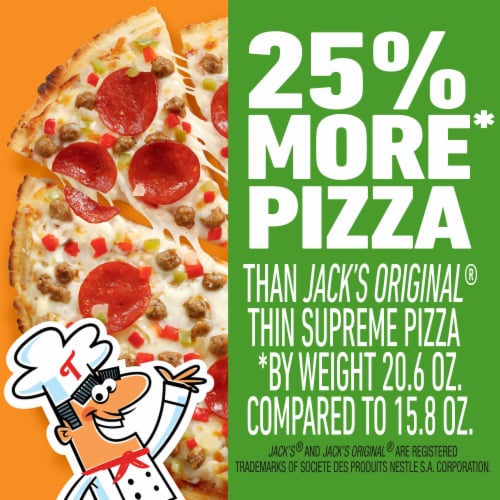 Tony's Supreme Pizzeria Style Crust Frozen Pizza Perspective: left