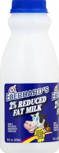 Eberhard's Dairy 2% Milk Perspective: left