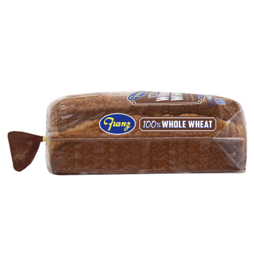 Franz 100% Whole Wheat Bread Perspective: left