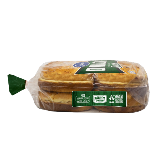 Franz® Onion Premium Hamburger Buns Perspective: left