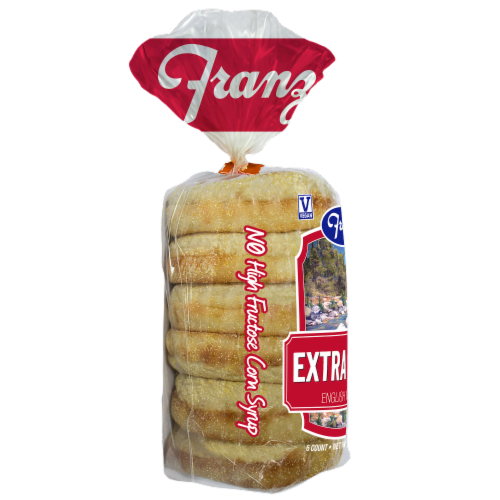 Franz® Extra Crisp English Muffins Perspective: left