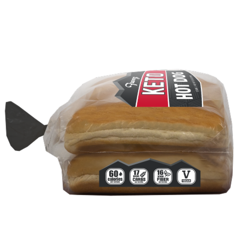 Franz® Keto Hot Dog Buns Perspective: left