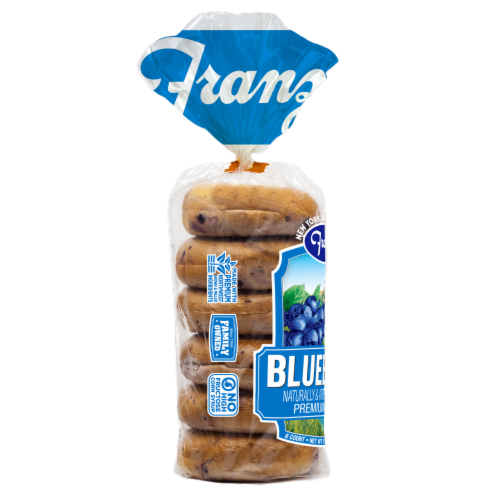 Franz® New York Bagel Boys® Blueberry Premium Bagels Perspective: left