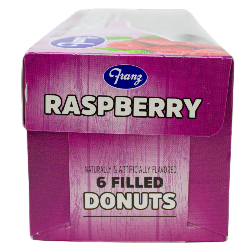 Franz® Powdered Raspberry Filled Donuts Perspective: left