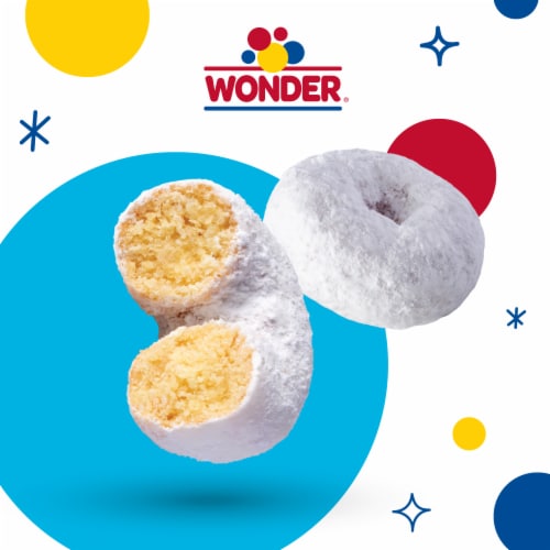 Wonder Mini Powdered Donuts Perspective: left