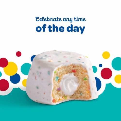 Wonder Crème Filled Confetti Cakes Perspective: left
