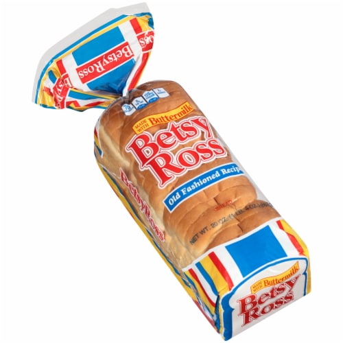 Betsy Ross Buttermilk Old Fashioned White Bread Perspective: left