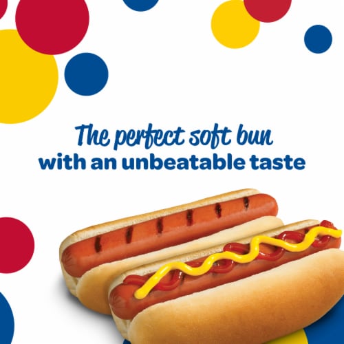 Wonder White Hot Dog Buns Perspective: left