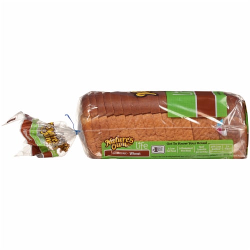 Nature's Own Life 40 Calorie Enriched Wheat Bread Perspective: left